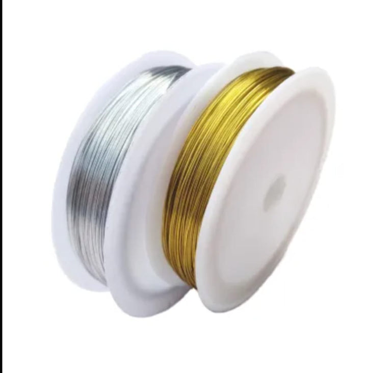 Jewelry Making Wire Roll | Gold & Silver Wire for Crafts