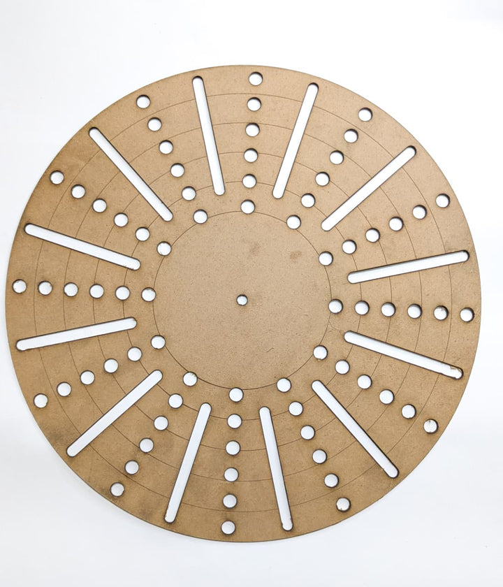 Clock Number Stencil for Resin & MDF Wall Clocks - Digit Marking Template (16" Inch)